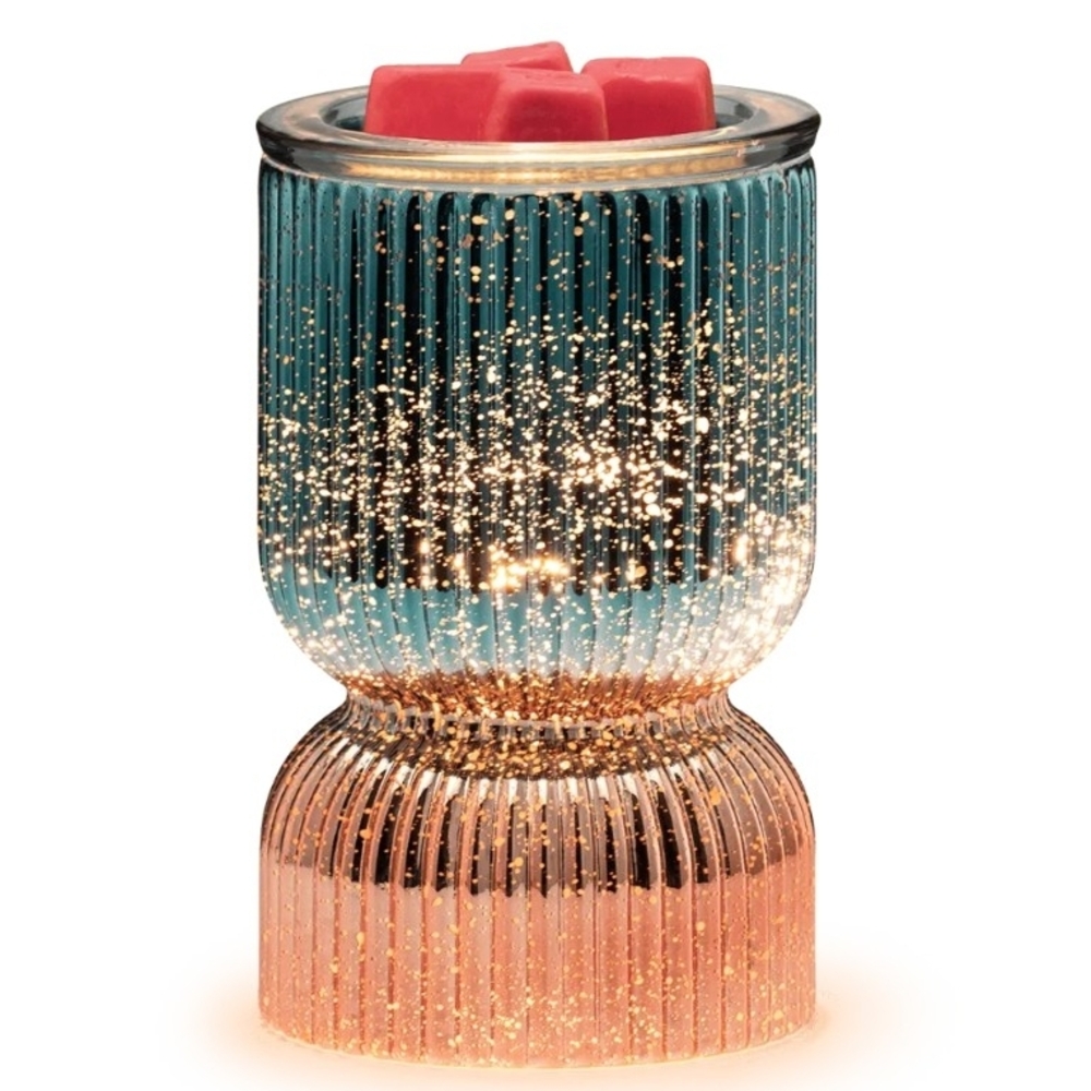 Scentsy Blue and Gold Wax Warmer